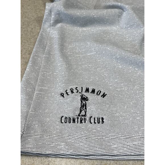 Nike Golf Dri Fit -Club Top Sleeveless 1/4 Zip Polo Black/Gray Striped Sz Small - Picture 6 of 10